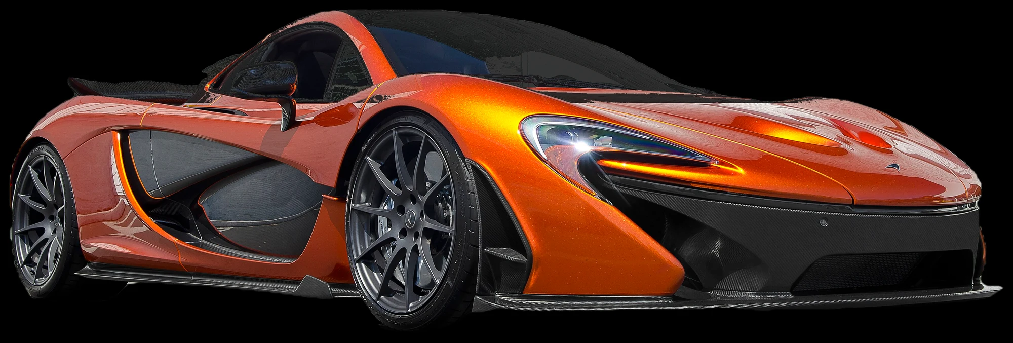 McLaren P1 orange